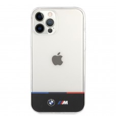 Поликарбонатен гръб BMW Horizontal Tricolor за iPhone 12 Pro Max, BMHCP12LMHTHK