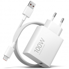 Оригинално Бързо Зарядно XIAOMI 100W Combo (USB-A) BHR095VEU за Xiaomi 17T Pro