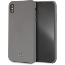 Mercedes hard case Silicon за Apple iPhone XS Max, сив, MEHCI65SILGR