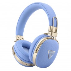 CG Mobile Guess PU Grained Triangle Gold Metal Logo ENC blue (GUBHP72PGTCSB) Слушалки