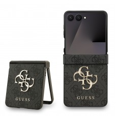 Калъф Guess Leather PU 4G Metal Logo за Samsung Galaxy Z Flip 7,GUHCZF74GMGGR,Black