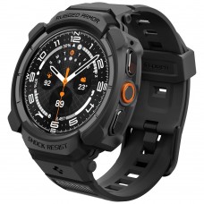 Spigen Кейс с каишка Spigen Rugged Armor Pro (ACS11612) за Samsung Galaxy Watch Ultra 2 - Черен